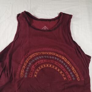 Age of Aries Casual Sleeveless Tank Top Shirt Youth Girls Size Large L Red